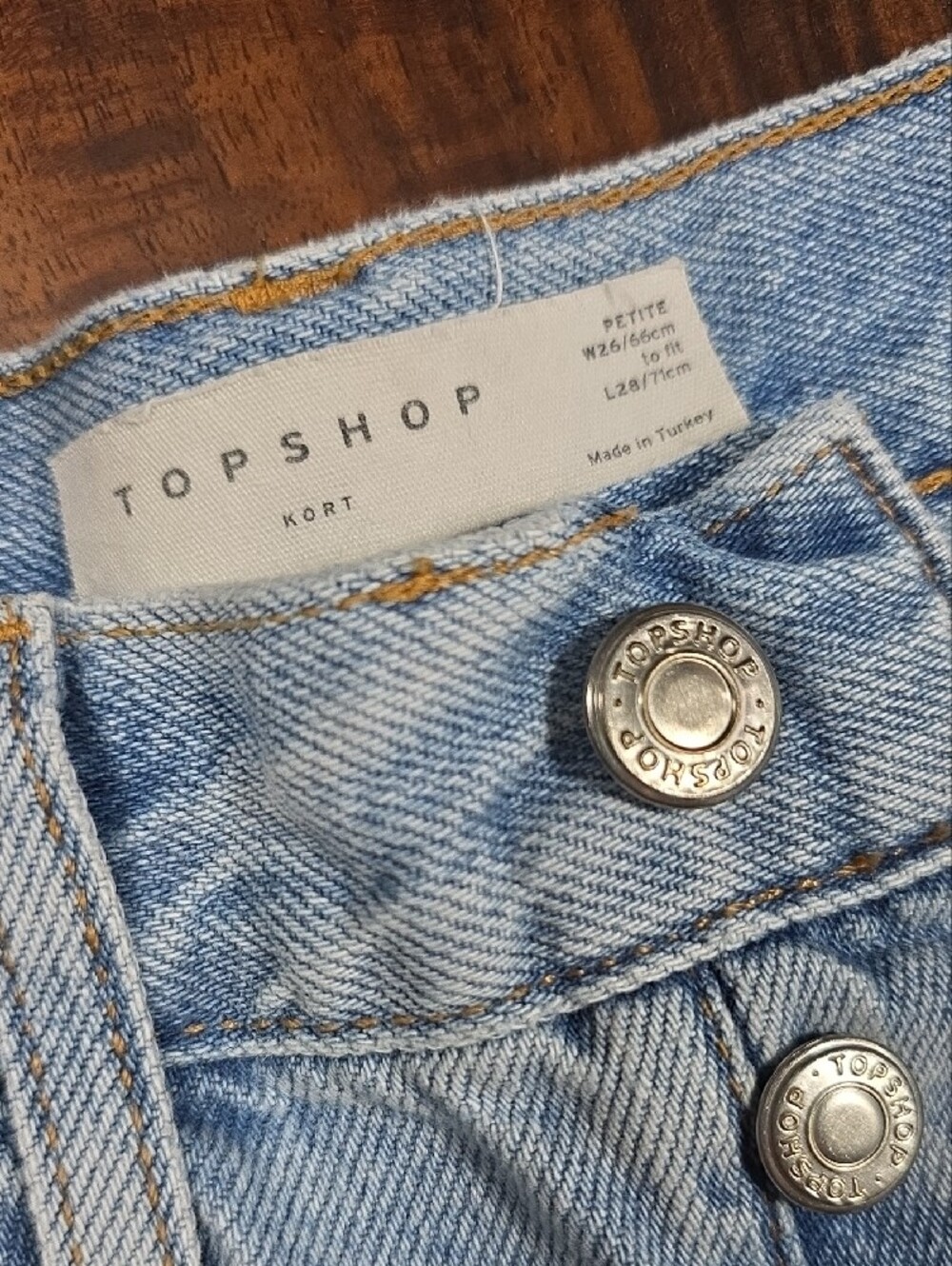 Topshop Premium Jeans Y2k SKATER GIRL - Picture 2 of 7